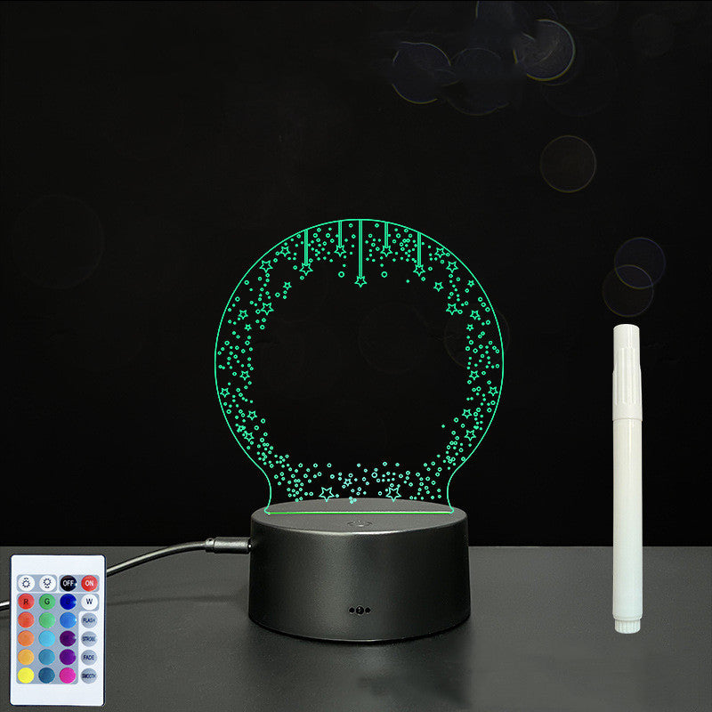 3D LED Acrylic Message Board – Glowing Handwriting Note Pad with Light-Up Display