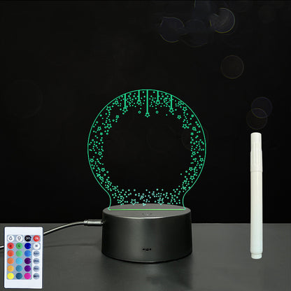 3D LED Acrylic Message Board – Glowing Handwriting Note Pad with Light-Up Display