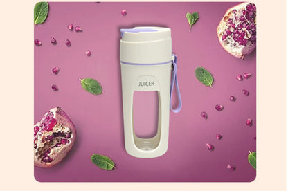 Portable Electric Blender – USB Rechargeable Smoothie & Juice Maker Cup for Travel, Gym, and Kitchen Use