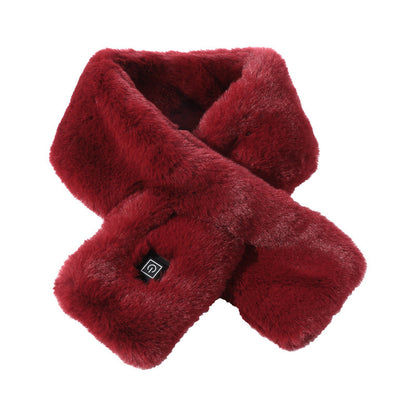 USB Electric Heated Scarf – Adjustable 3-Level Temperature Neck Warmer & Pain Relief Wrap for Men & Women
