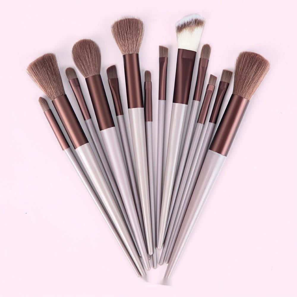 Portable Makeup Brush Set – Complete Professional Cosmetic Tool Kit for Face & Eye Makeup