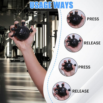 Adjustable Hand Grip Strengthener – Gym Finger Exerciser for Forearm, Climbing & Grip Training