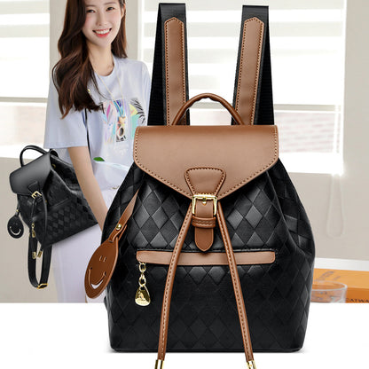 Women's Multifunction Leather Backpack – Casual Shoulder Bag for School, Travel & Everyday Use