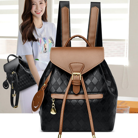 Women's Multifunction Leather Backpack – Casual Shoulder Bag for School, Travel & Everyday Use