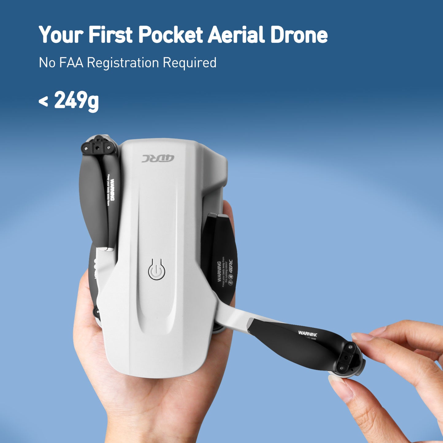 4DRC F8 GPS 4K Dual Camera Drone – 5G WiFi FPV Quadcopter with LCD Screen & Follow Me Mode