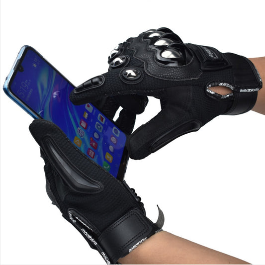 Alloy-Protected Off-Road Motorcycle Gloves – High-Performance Riding Gear