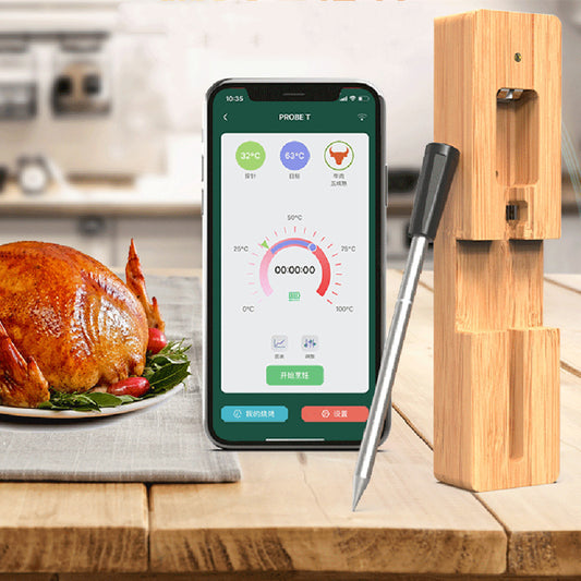 Smart Bluetooth Wireless Meat Thermometer – Digital BBQ & Food Temperature Monitor