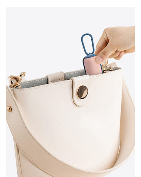 Portable Pet Poop Bag Dispenser – Dog & Cat Waste Bag Holder for Walks