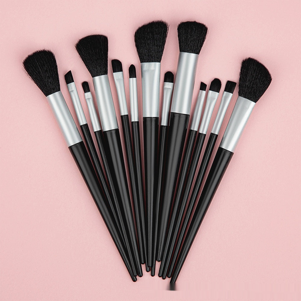 Portable Makeup Brush Set – Complete Professional Cosmetic Tool Kit for Face & Eye Makeup