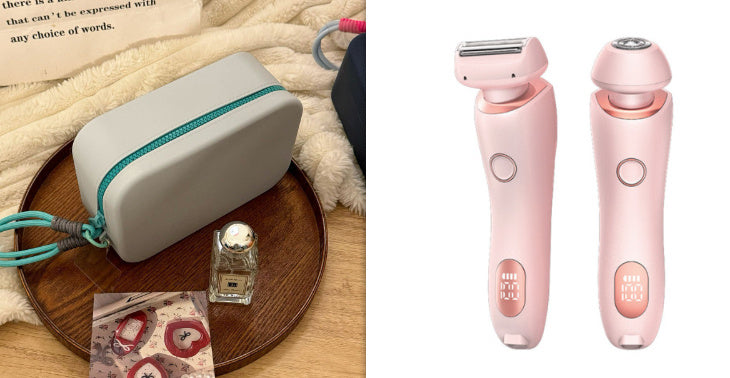 2-in-1 USB Rechargeable Hair Removal Epilator – Women’s Body Trimmer & Shaver for Face, Legs, Bikini & Underarms