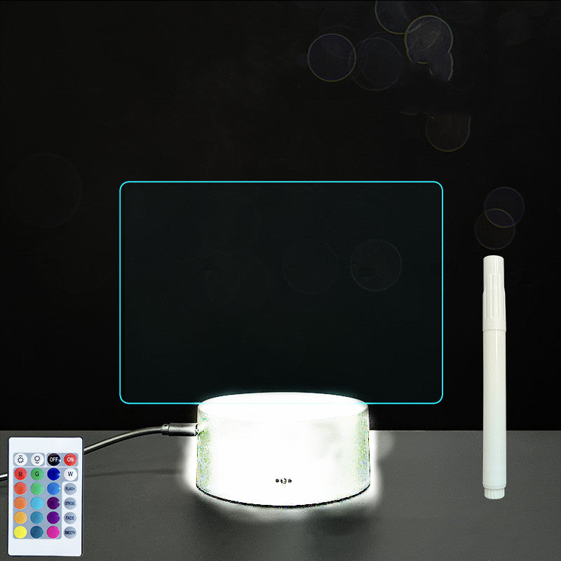 3D LED Acrylic Message Board – Glowing Handwriting Note Pad with Light-Up Display