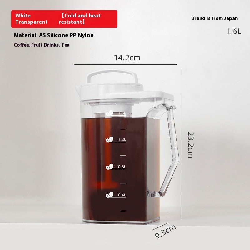 Large-Capacity Cold Brew Coffee & Water Bottle
