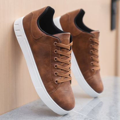Men’s Lace-Up Casual Flat Shoes – Comfortable Everyday Fashion Sneakers