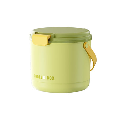 Outdoor Camping Ice Cube Dispenser – Insulated Press Barrel for Cold Drink Storage