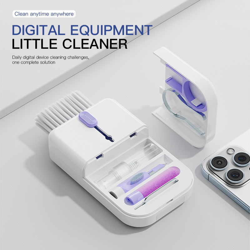 11-in-1 Portable Electronics Cleaning Kit – Multifunctional Tool Set for Keyboard, Phone, Earbuds & Screen with Storage Case