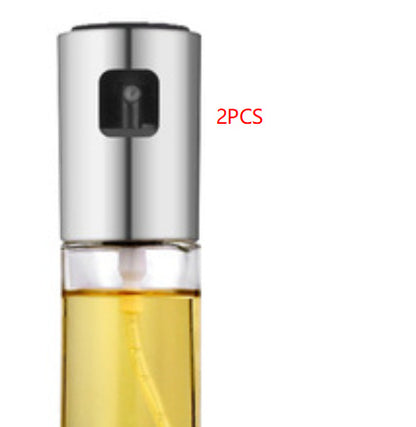 2-in-1 Oil & Vinegar Spray Bottle – Refillable Cooking Sprayer for Healthy BBQ, Grilling & Kitchen Use