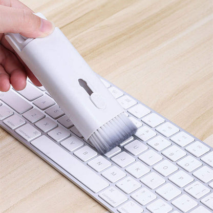 7-in-1 Multifunctional Cleaning Kit – Bluetooth Earbuds Cleaner, Keyboard Brush, Keycap Puller & Screen Cleaning Pen
