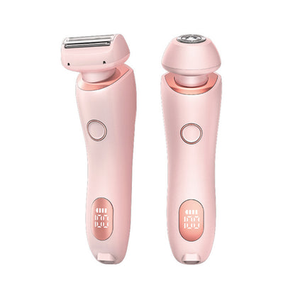 2-in-1 USB Rechargeable Hair Removal Epilator – Women’s Body Trimmer & Shaver for Face, Legs, Bikini & Underarms