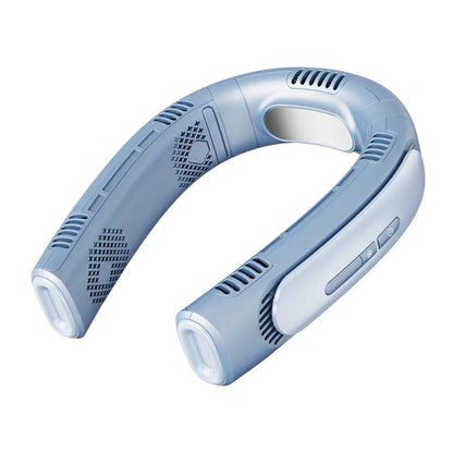 5-Fan Semiconductor Neck Cooler – Hands-Free Hanging Neck Fan with Instant Cooling Technology