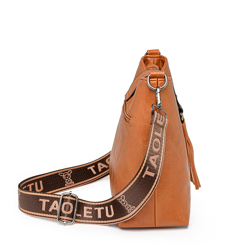 Retro Women's Leisure Bucket Bag