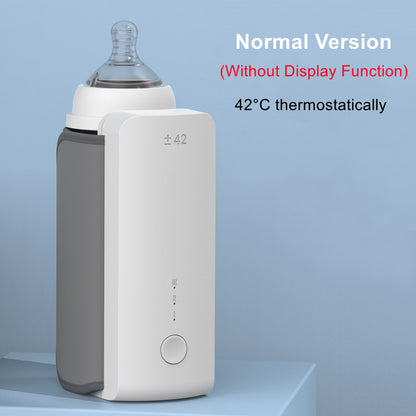 Portable Wireless Baby Bottle Warmer – USB Rechargeable Heating Bag with Constant Temperature & Universal Fit
