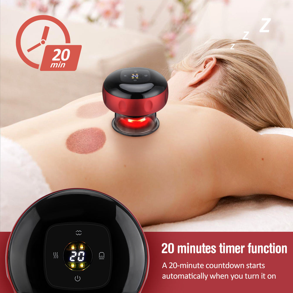 Electric Vacuum Cupping Massager – Anti-Cellulite Body Therapy Cup with Gua Sha, Scraping, Fat Burning & Slimming Function