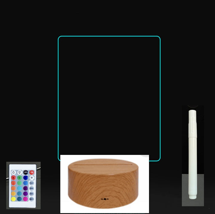 3D LED Acrylic Message Board – Glowing Handwriting Note Pad with Light-Up Display