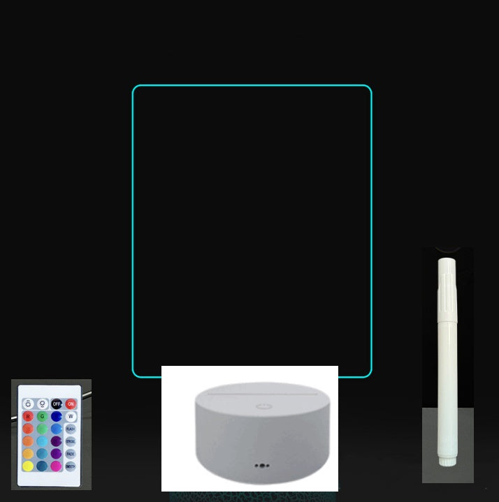 3D LED Acrylic Message Board – Glowing Handwriting Note Pad with Light-Up Display