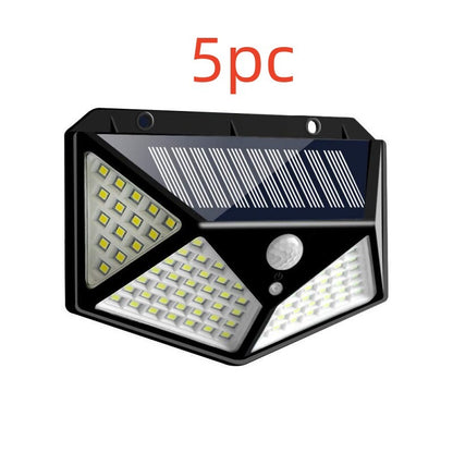 LED Solar Wall Light – Outdoor Waterproof Motion Sensor Garden Lamp