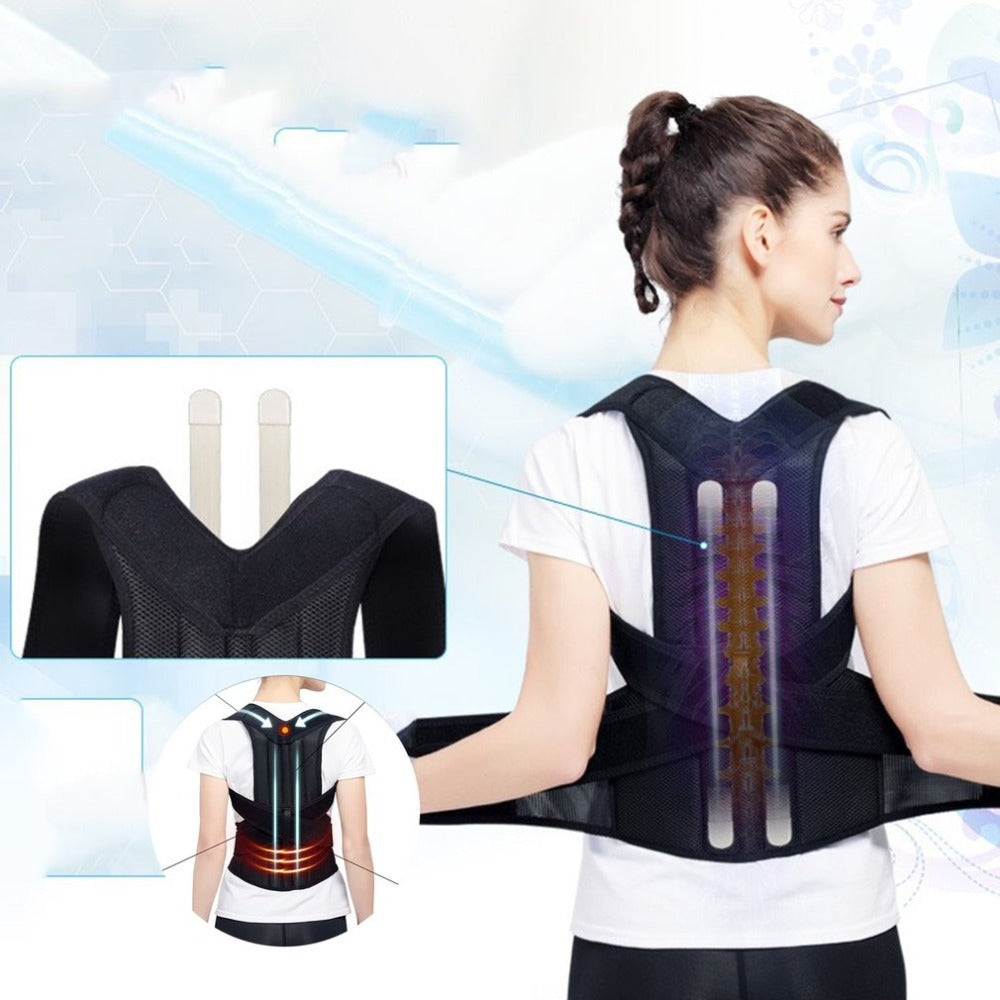Adjustable Spine Posture Corrector – Back Support Brace for Men & Women