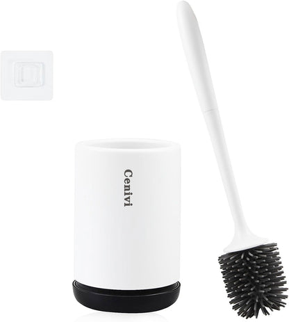 Non-Stick Soft Bristle Toilet Brush – Hygienic Silicone Bathroom Cleaning Tool