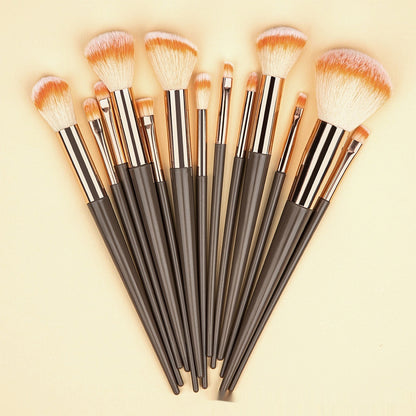 Portable Makeup Brush Set – Complete Professional Cosmetic Tool Kit for Face & Eye Makeup