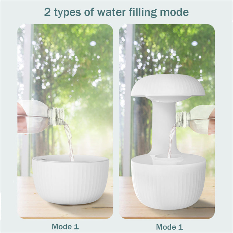 Anti-Gravity Levitating Water Drop Humidifier – Silent Cool Mist Maker & Aroma Diffuser for Home or Office