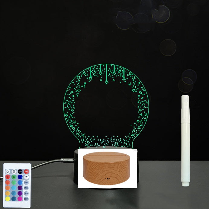 3D LED Acrylic Message Board – Glowing Handwriting Note Pad with Light-Up Display
