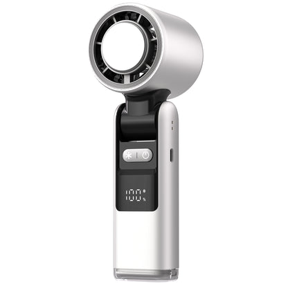TurboChill Mini USB Fan – Super-Speed Cold Air Blower with Digital Display for Travel & Outdoor Use
