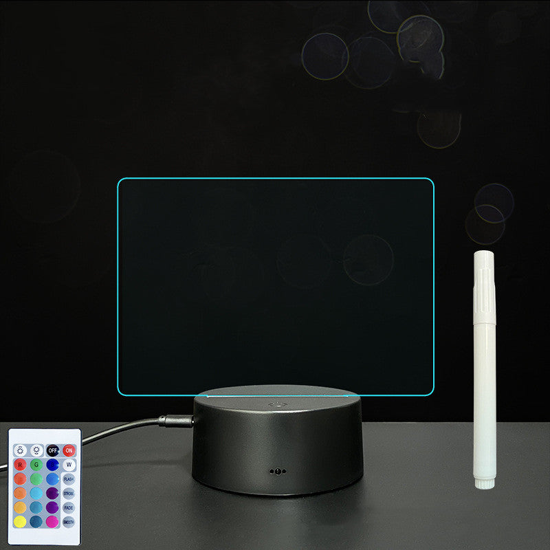 3D LED Acrylic Message Board – Glowing Handwriting Note Pad with Light-Up Display