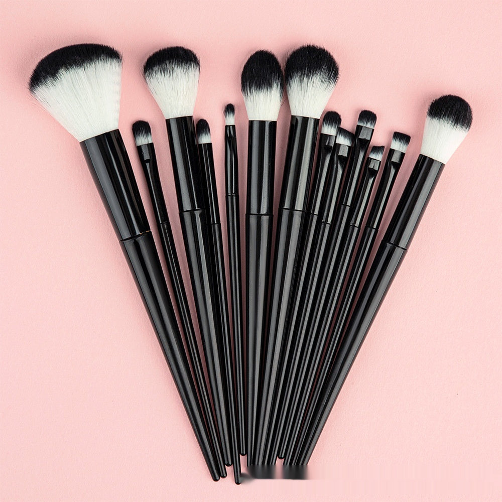 Portable Makeup Brush Set – Complete Professional Cosmetic Tool Kit for Face & Eye Makeup