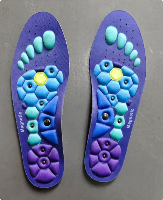 Magnetic Acupressure Insoles – Orthopedic Massage Shoe Pads for Pain Relief & Anti-Fatigue Support