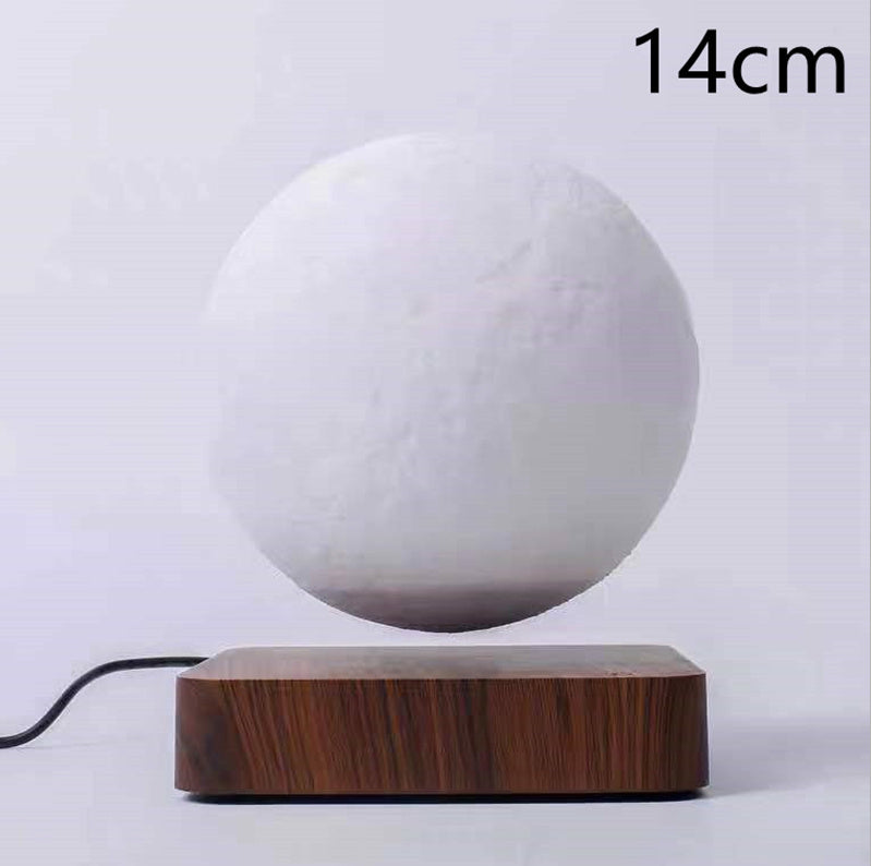 Magnetic Levitation Moon Lamp – 3D Printed Planet Night Light with Floating & Spinning LED Display