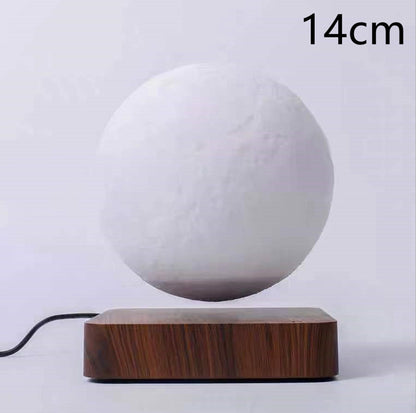 Magnetic Levitation Moon Lamp – 3D Printed Planet Night Light with Floating & Spinning LED Display