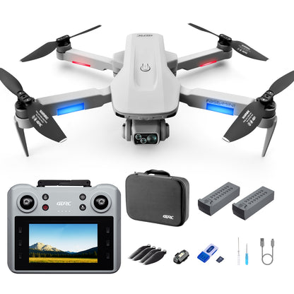 4DRC F8 GPS 4K Dual Camera Drone – 5G WiFi FPV Quadcopter with LCD Screen & Follow Me Mode
