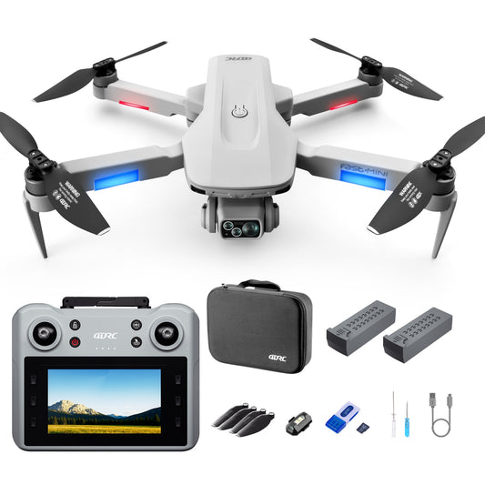 4DRC F8 GPS 4K Dual Camera Drone – 5G WiFi FPV Quadcopter with LCD Screen & Follow Me Mode