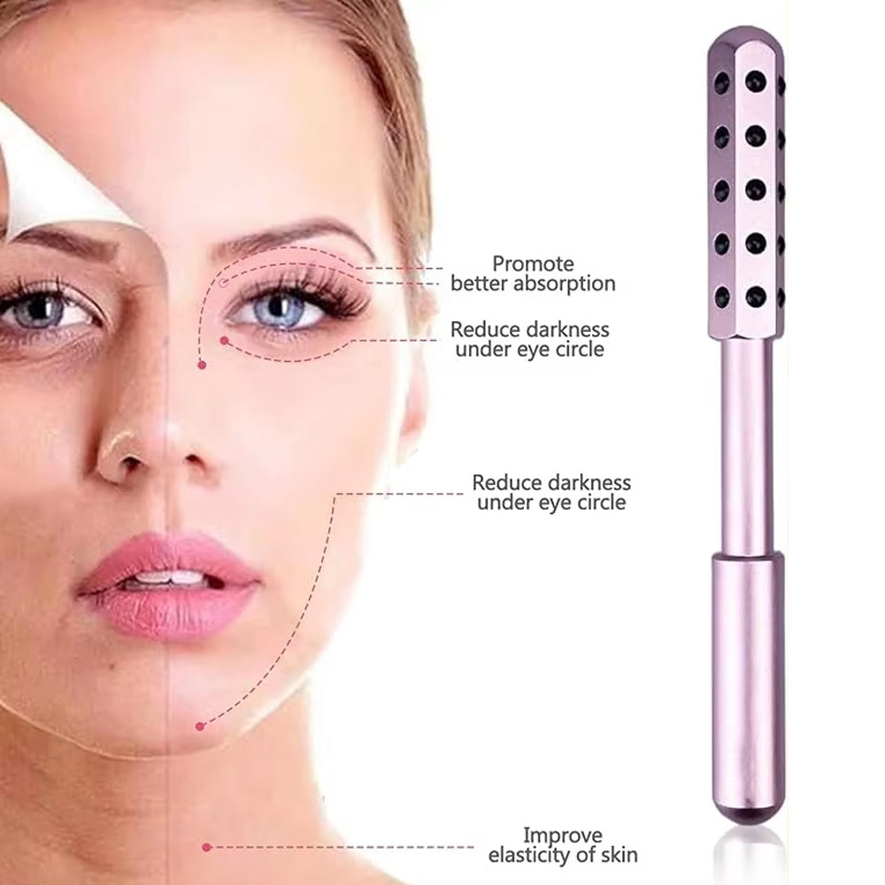 30-Germanium Facial Beauty Stick – Anti-Wrinkle Massage Roller Wand for Face Lifting & Skin Care