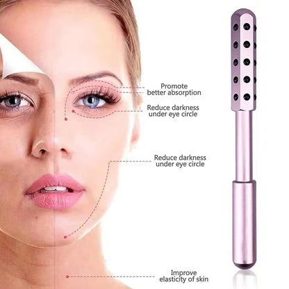 30-Germanium Facial Beauty Stick – Anti-Wrinkle Massage Roller Wand for Face Lifting & Skin Care