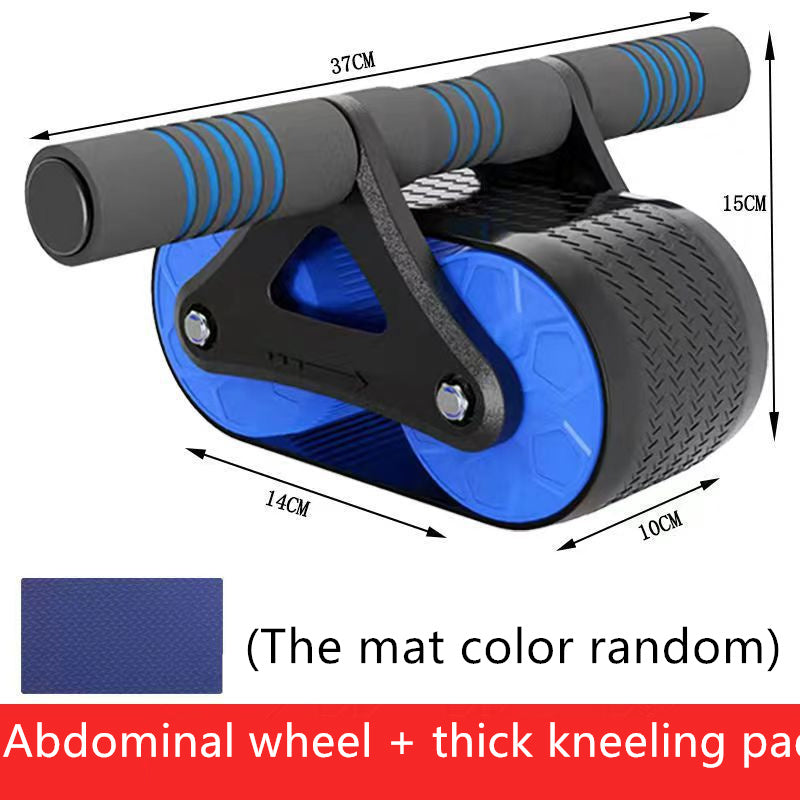 Automatic Rebound Ab Wheel Roller – Dual Wheel Abdominal Exerciser & Waist Trainer for Home Gym Workout