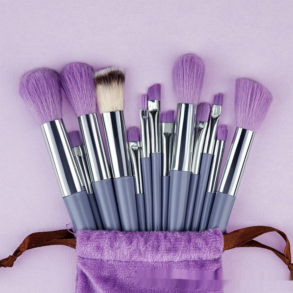 Portable Makeup Brush Set – Complete Professional Cosmetic Tool Kit for Face & Eye Makeup