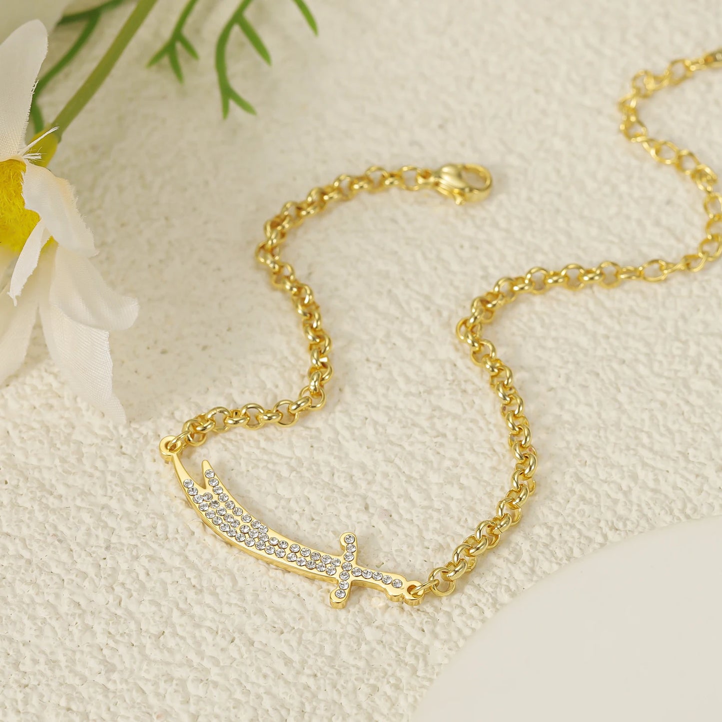 Imam Ali Sword Bracelet - Stainless Steel Chain