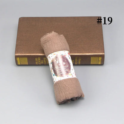 Bubble Cotton Crinkle Cloud Hijab – Solid Color Muslim Head Scarf & Shawl for Women | 40 Colors