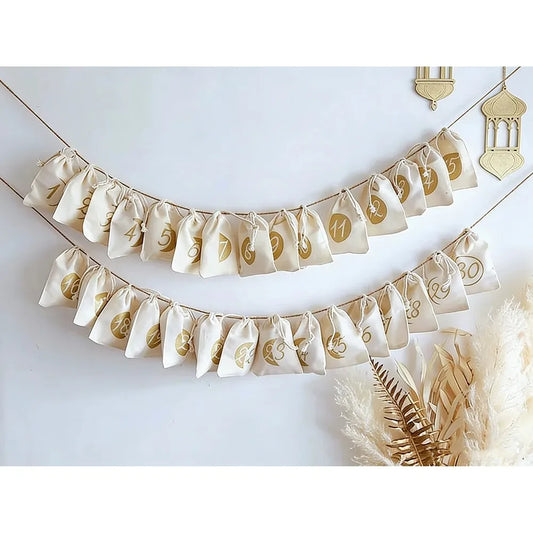 Ramadan Countdown Calendar - 30 Day Advent with Bags