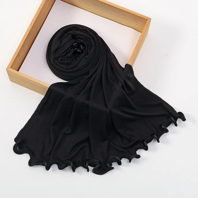 Modal Cotton Jersey Hijab - Stretch Scarf 170x55cm